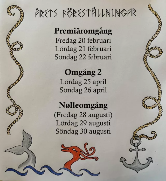 Årets föreställningsdatum är (nästan*) spikade!

Har du undrat när du näst kommer få chansen att se Kårspexet på scen? Nu behöver du inte undra längre.

Biljettsläpp är planerat till slutet av december men håll utkik på sociala medier redan nu för att få uppdateringar om vad våra olika grupper håller på med och vad årets tema är.

* Det är inte helt bestämt hur många föreställningar det blir i augusti)