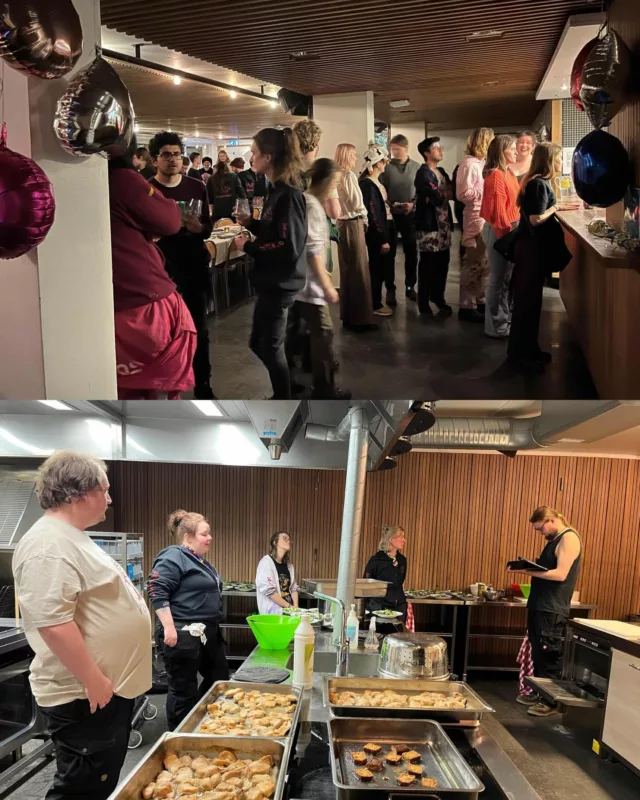 1. QM strategizing medan resten börjar köa till baren2. QMs lilla måltid i köket under förrätten 🥺3+4. QM lagar mat 🔥🔥5. QM klättrar ner i kastrullen?